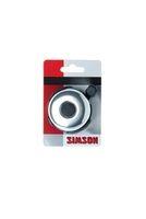 Duurzame simson fietsbel hybride zilver