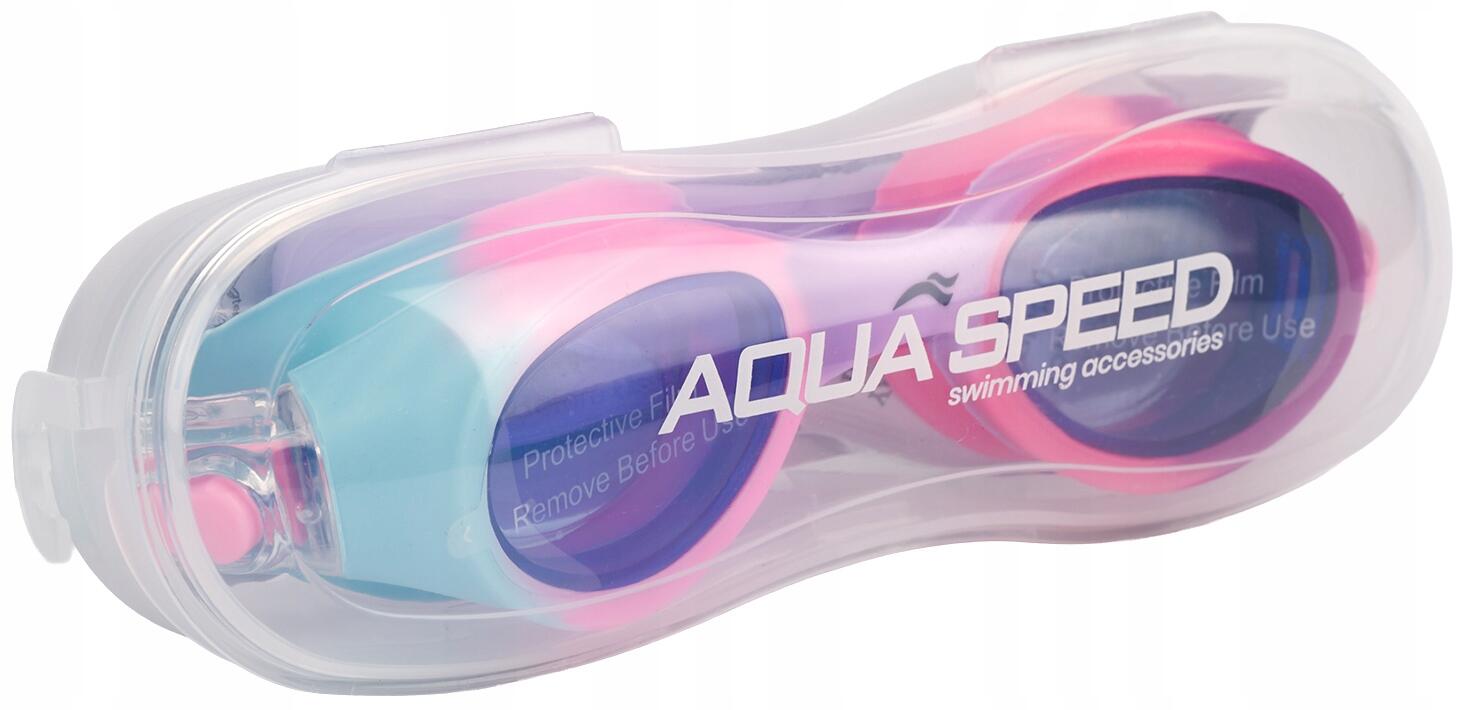 Okulary pływackie do pływania dla dzieci na basen AQUA SPEED 6/6