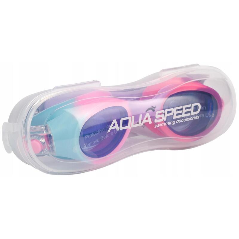 Okulary pływackie do pływania dla dzieci na basen AQUA SPEED