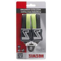 Handige snelbinder 4-binder 61 cm zwart-groen