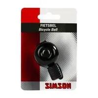 Simson Mini Bicycle Bell 32mm with Flexible Attachment Black