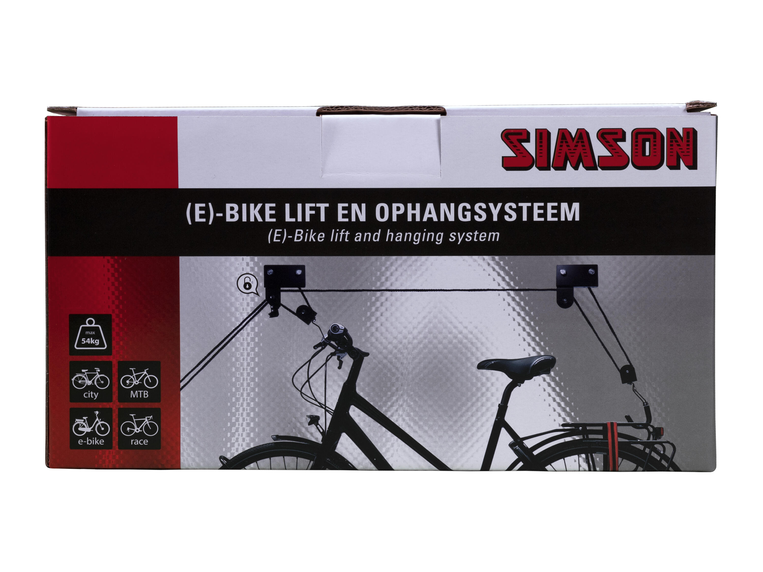 Sollevatore Simson per E‑bike, portata 54 kg, TÜV. 2/4