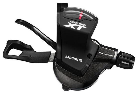 Comando destro Shimano DEORE XT SL-M8000 11 velocità Nero