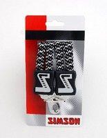 Simson extra lange zwart witte snelbinder xl