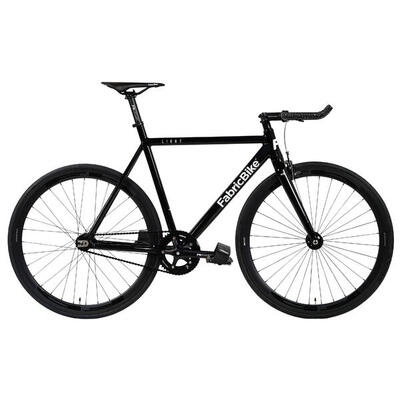 Fixiefiets light aluminium 28" – glossy black