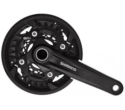 Shimano Kurbel MTB FC-MT500 3x10 Geschwindigkeiten 175mm Schwarz