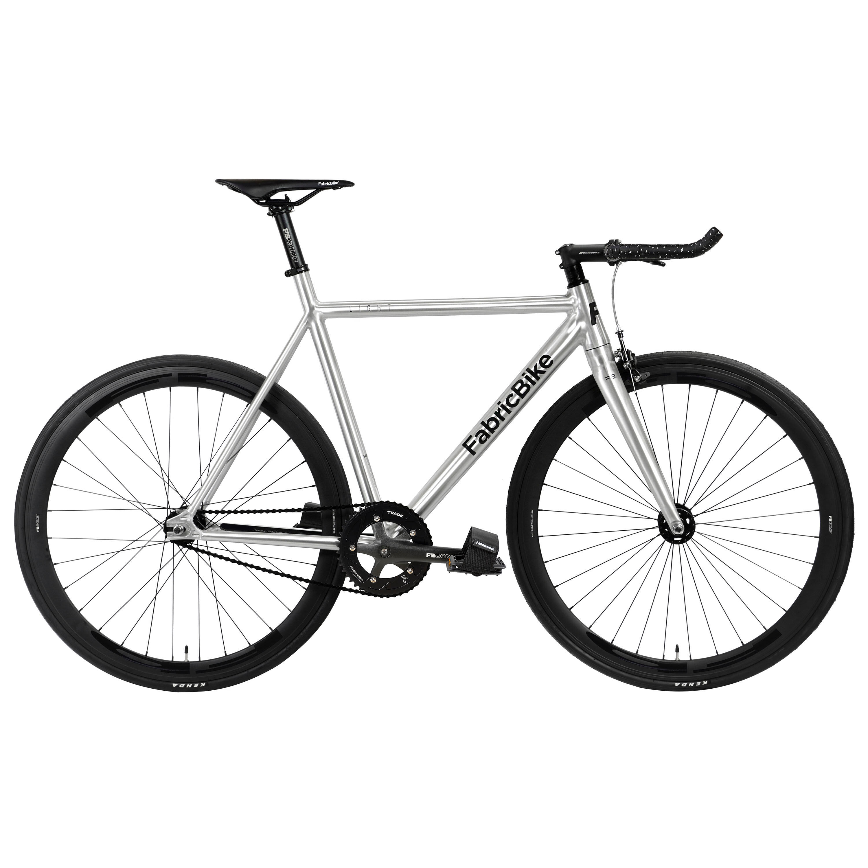 FABRICBIKE Bicicletta Fixie Light in Alluminio 28" – Polished