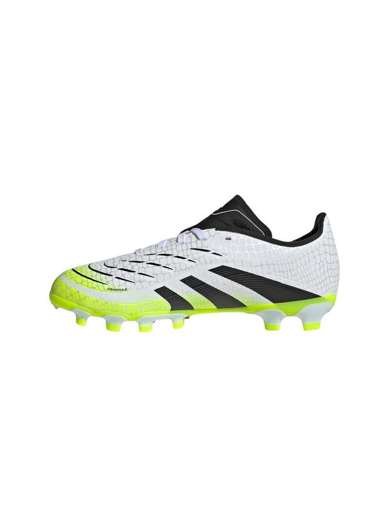 Sapatos de futebol para crianças Adidas predator league branco 2/6