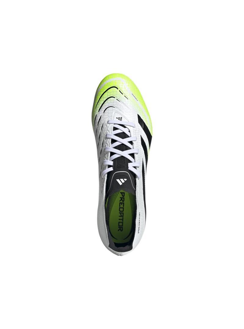 Scarpe da calcio con tacchetti per uomo Adidas Predator Bianche 5/6