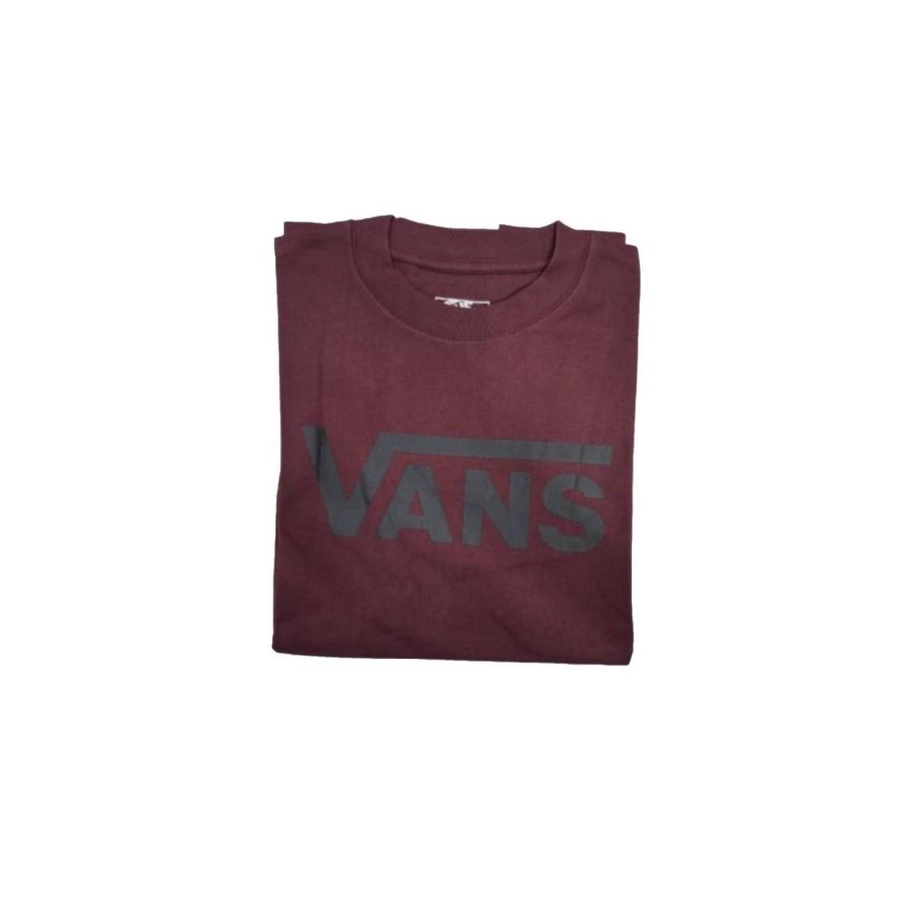 Camiseta Casual Hombre Vans Classic SS Tee Port Royale VN000RA14QU Burdeos 2/2