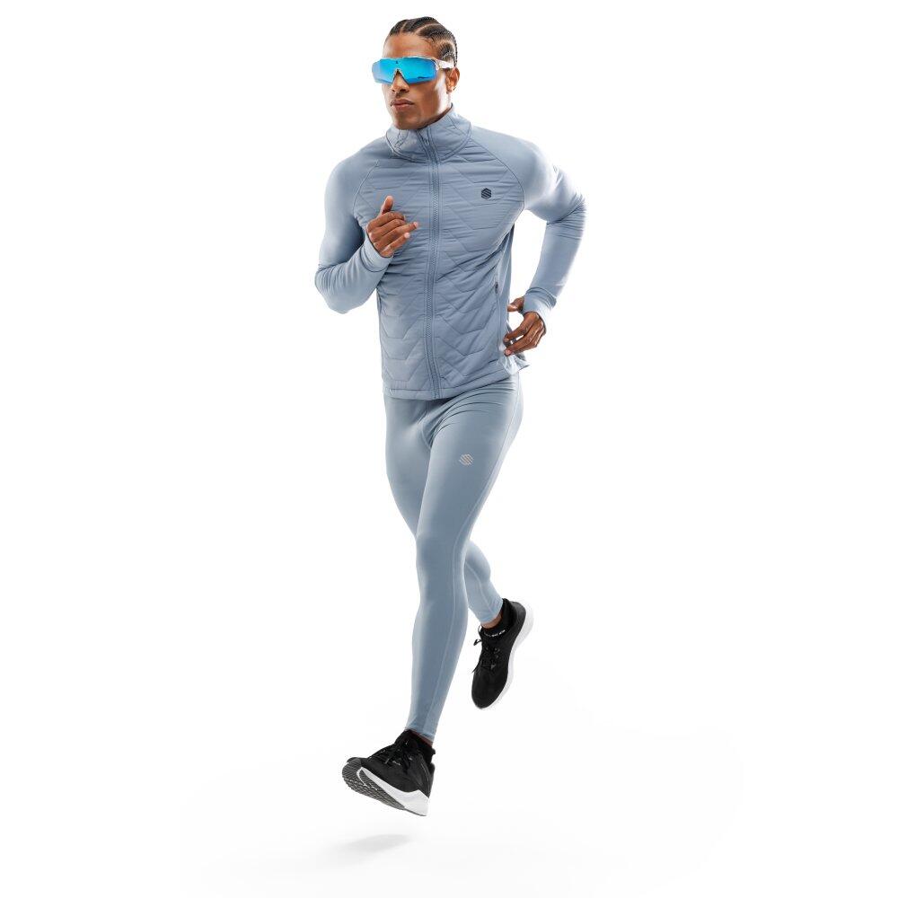 Giacca leggera isolante da allenamento da uomo Fitness Recharge Blu 3/7