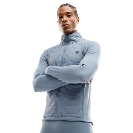 Veste fitness isolante légère homme Recharge Bleu