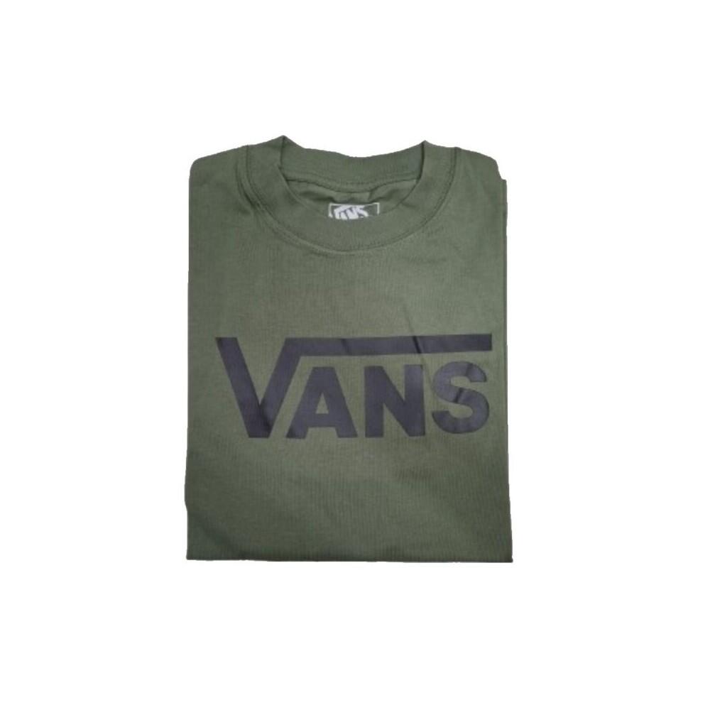 Camiseta Casual Hombre Vans Classic SS Tee Pine Forest VN000RA1EN6 Verde 2/2