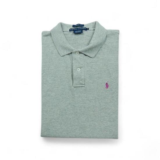 Second life - Kurzarm-Poloshirt Damen Grau - In sehr gutem Zustand