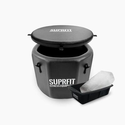 Suprfit Ice Bath Tub - Aufblasbare Eistonne (M) Eisblock Set