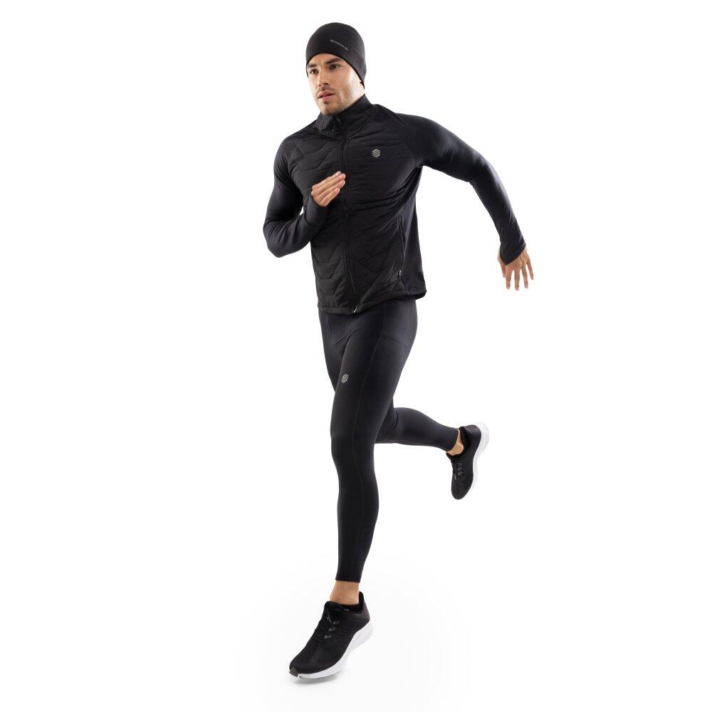 Veste fitness isolante légère homme Elevate Noir 3/7
