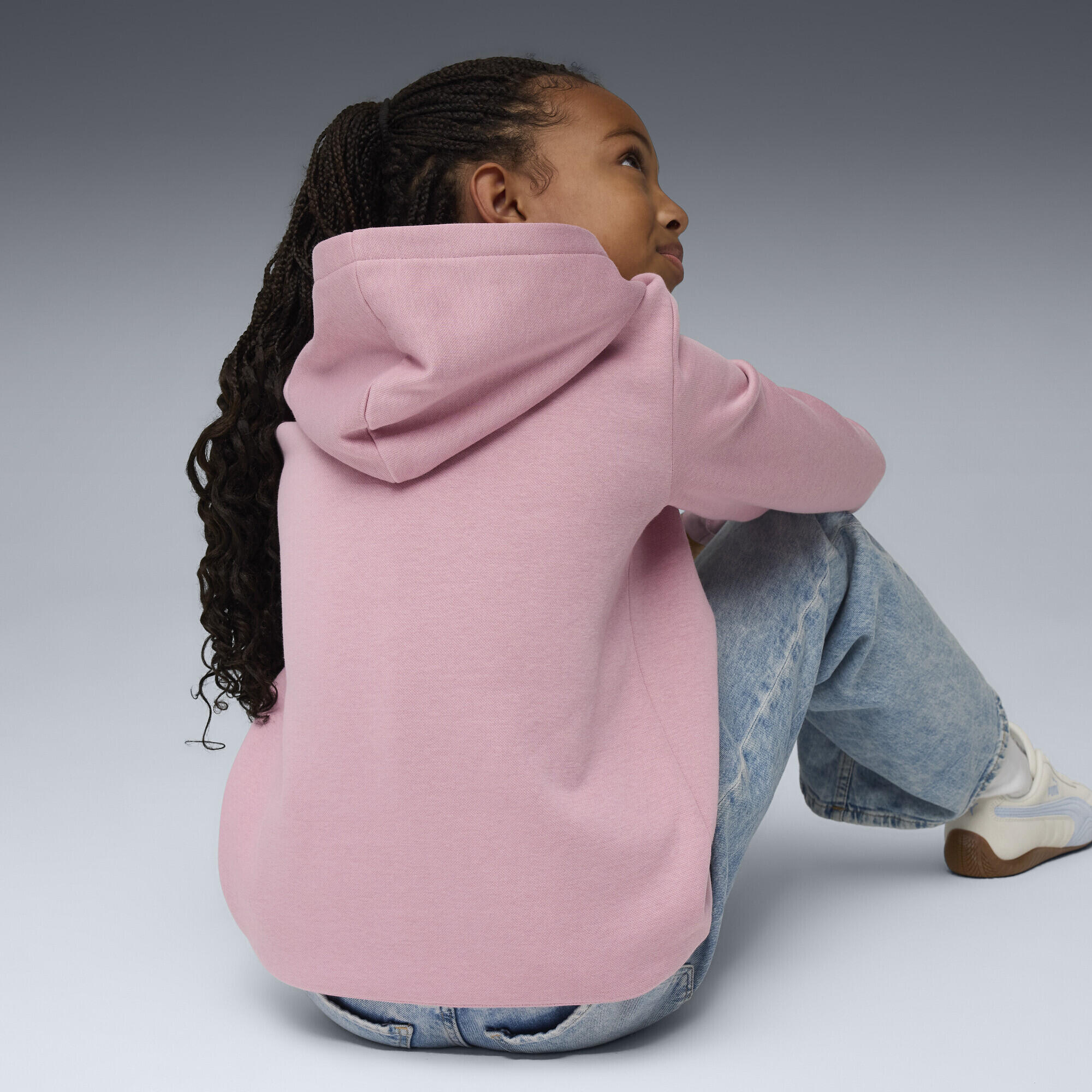 Manga Infantil Confortável No. 1 Logo Fleece-Hoodie PUMA 3/5