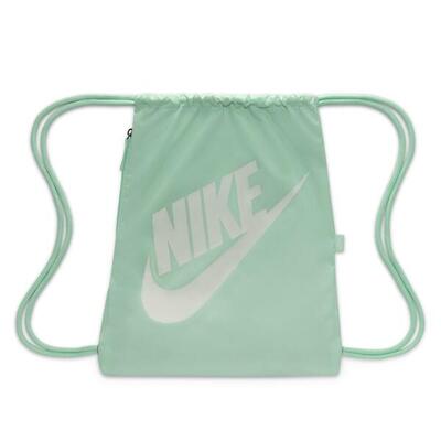 Nike heritage gymsack dames trekzak (13l) aqua groen