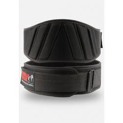 6 inch Padded Mesh Ceinture de levage - Noir
