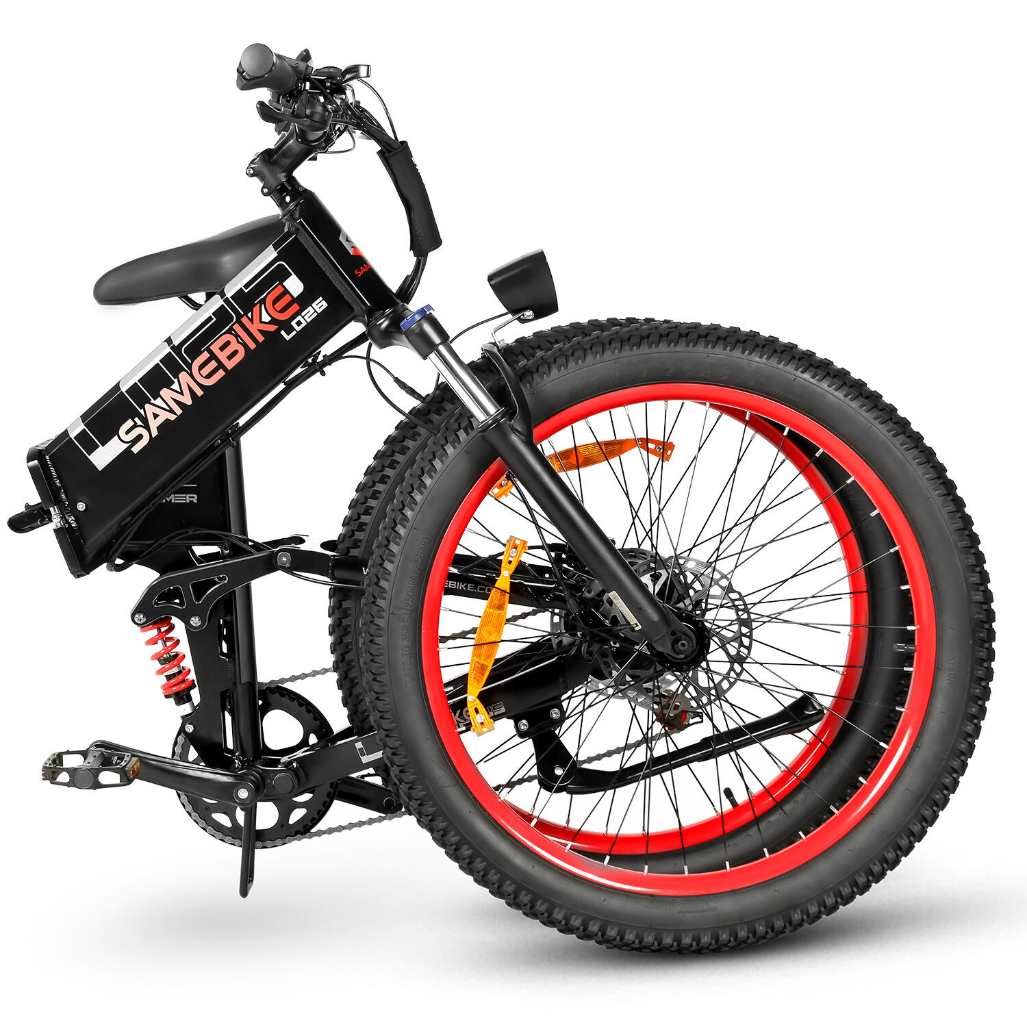 E-Bike SAMEBIKE LO26-Plus mit 48-V-15-Ah-Akku, 26-Zoll-Reifen 3/7