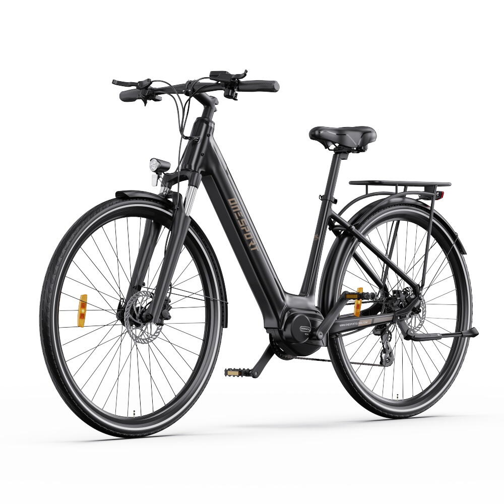ONESPORT E-Bike Onesport OT07 a trazione centrale, motore da 250W, batteria da 36V e 14Ah