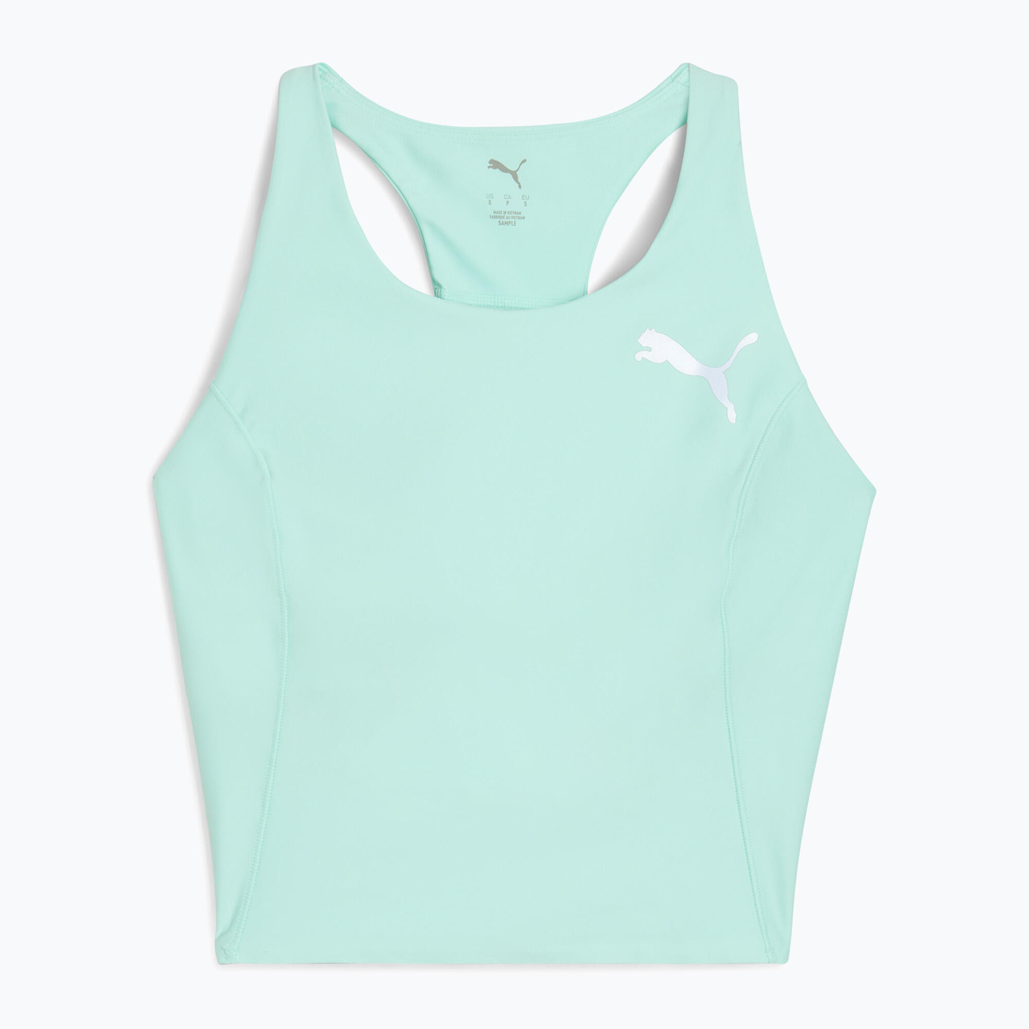 Top de running para mujer PUMA Raceday Ultraform Crop 1/3