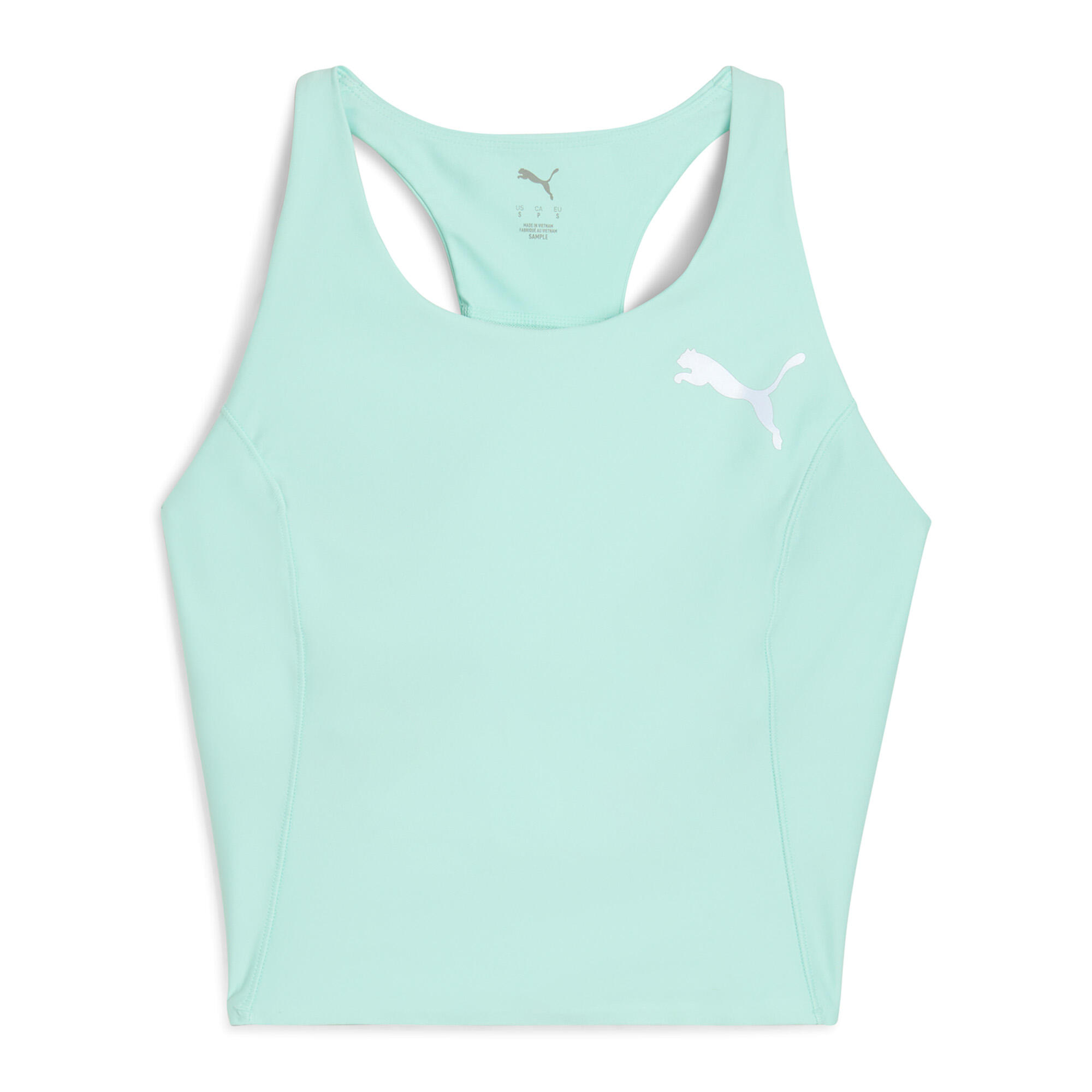 Top de running para mujer PUMA Raceday Ultraform Crop 3/3