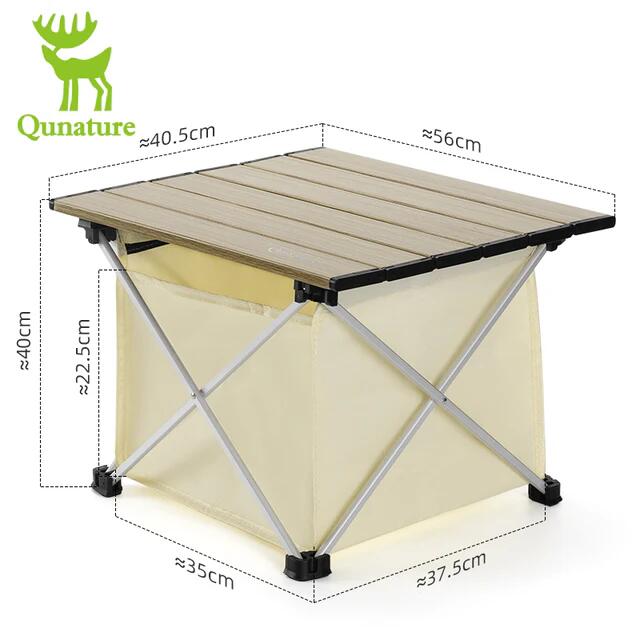 Stolik kempingowy rozkładany 1,3 kg - QUNATURE SKL002
