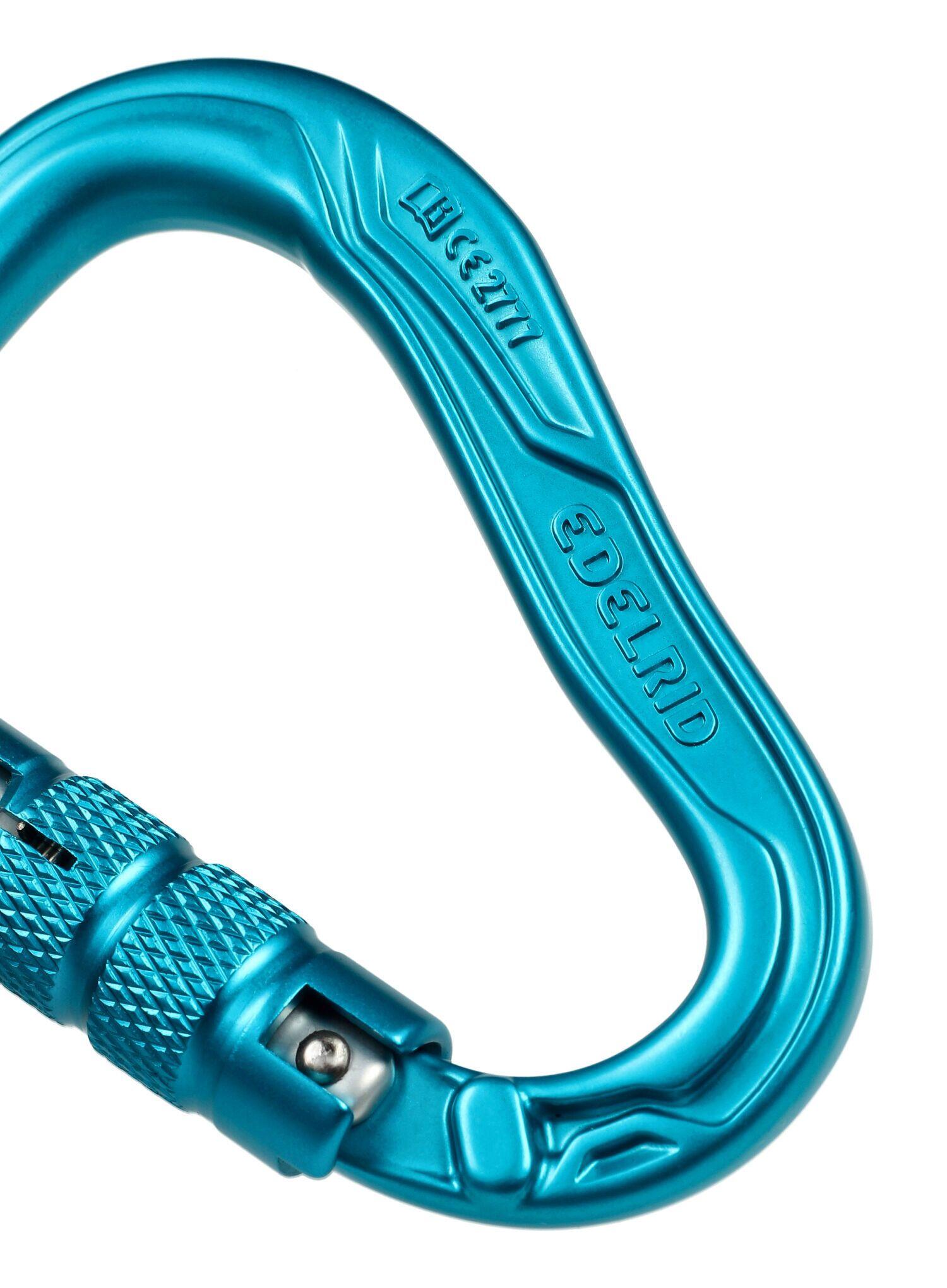 Mosquetón HMS Edelrid Bullet Triple II icemint 7/7