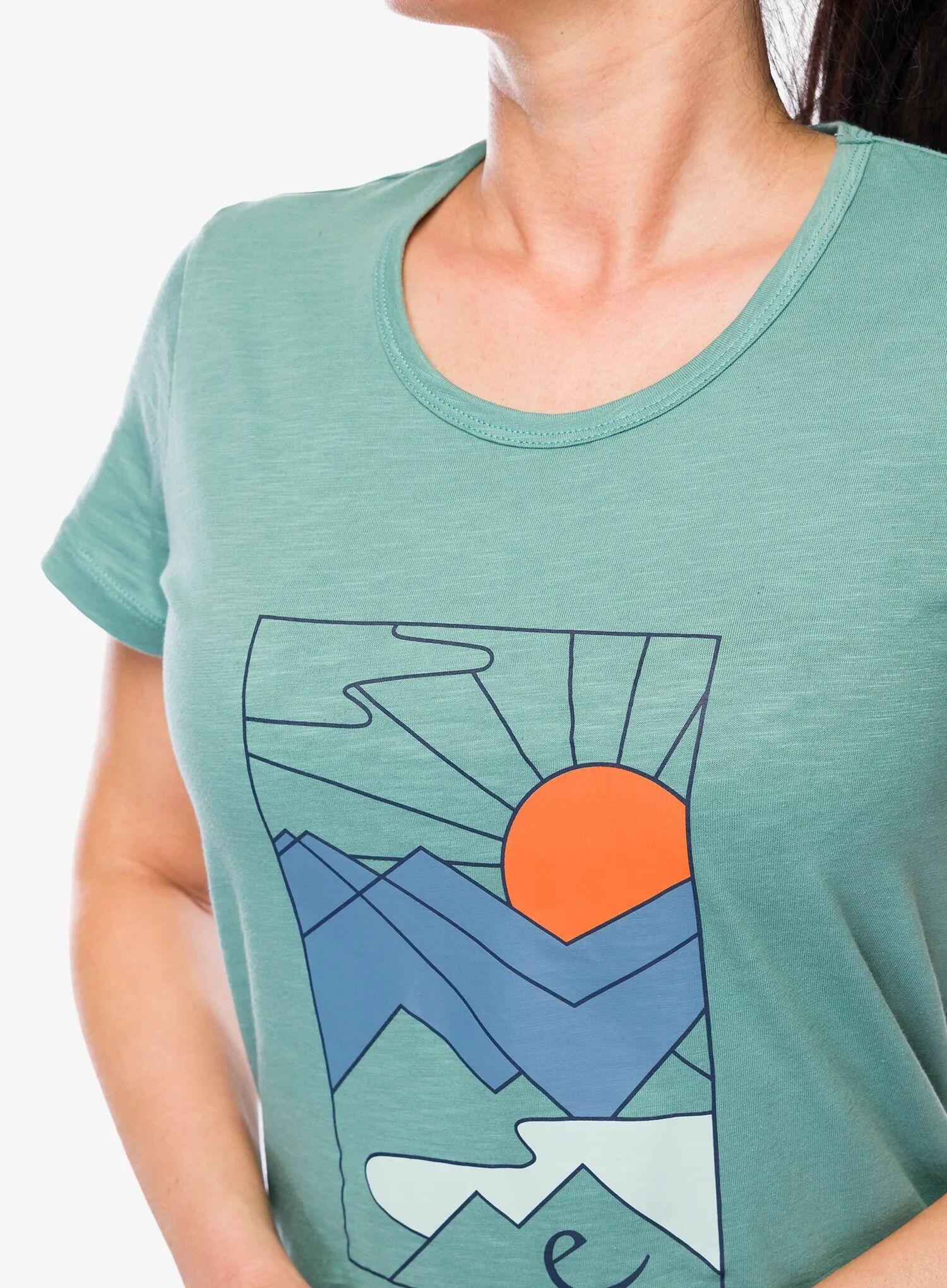 Koszulka bawełniana damska Edelrid Highball T-Shirt V 5/5