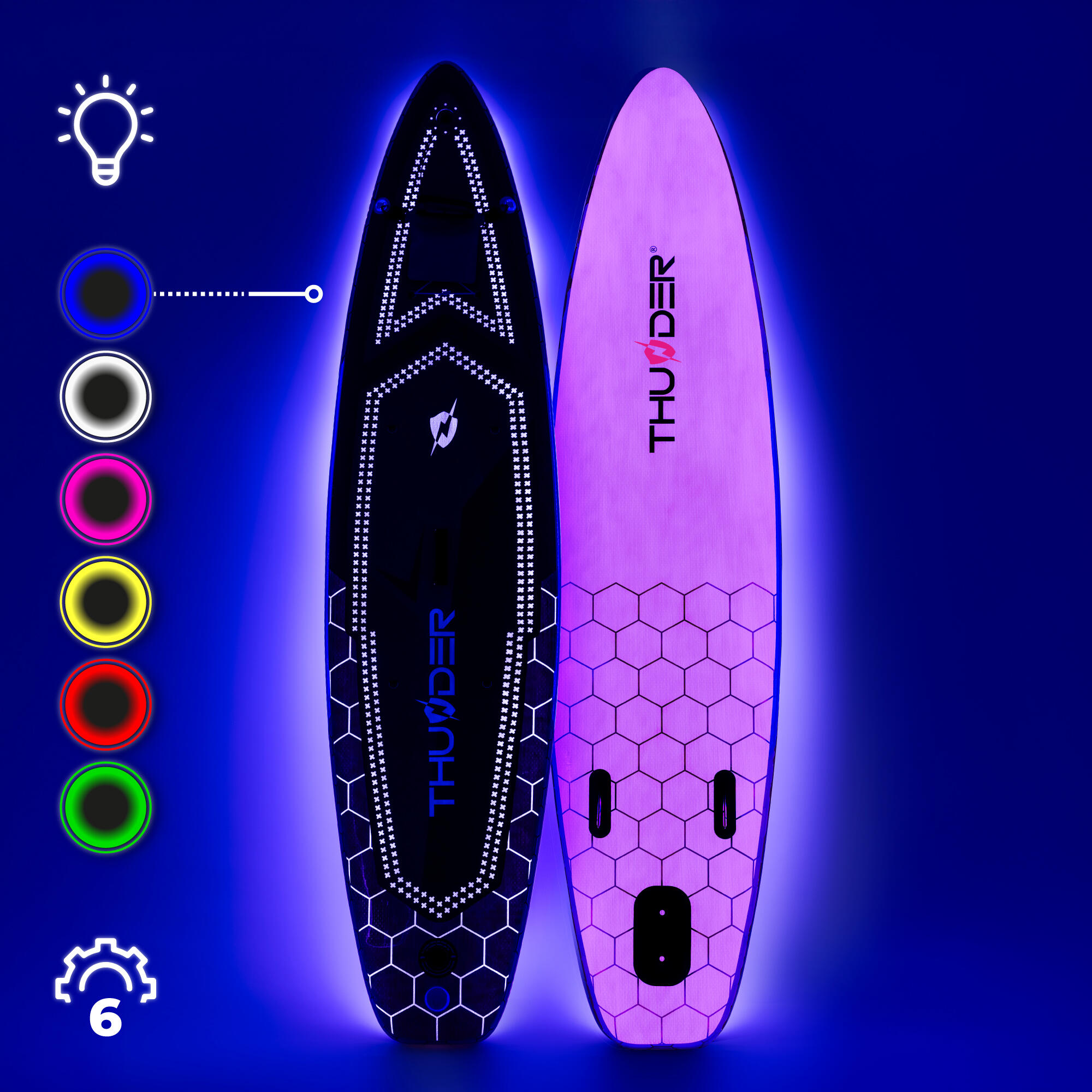 Aufblasbares SUP-Board mit Zubehör THUNDER MOSSA 320cm 3/8
