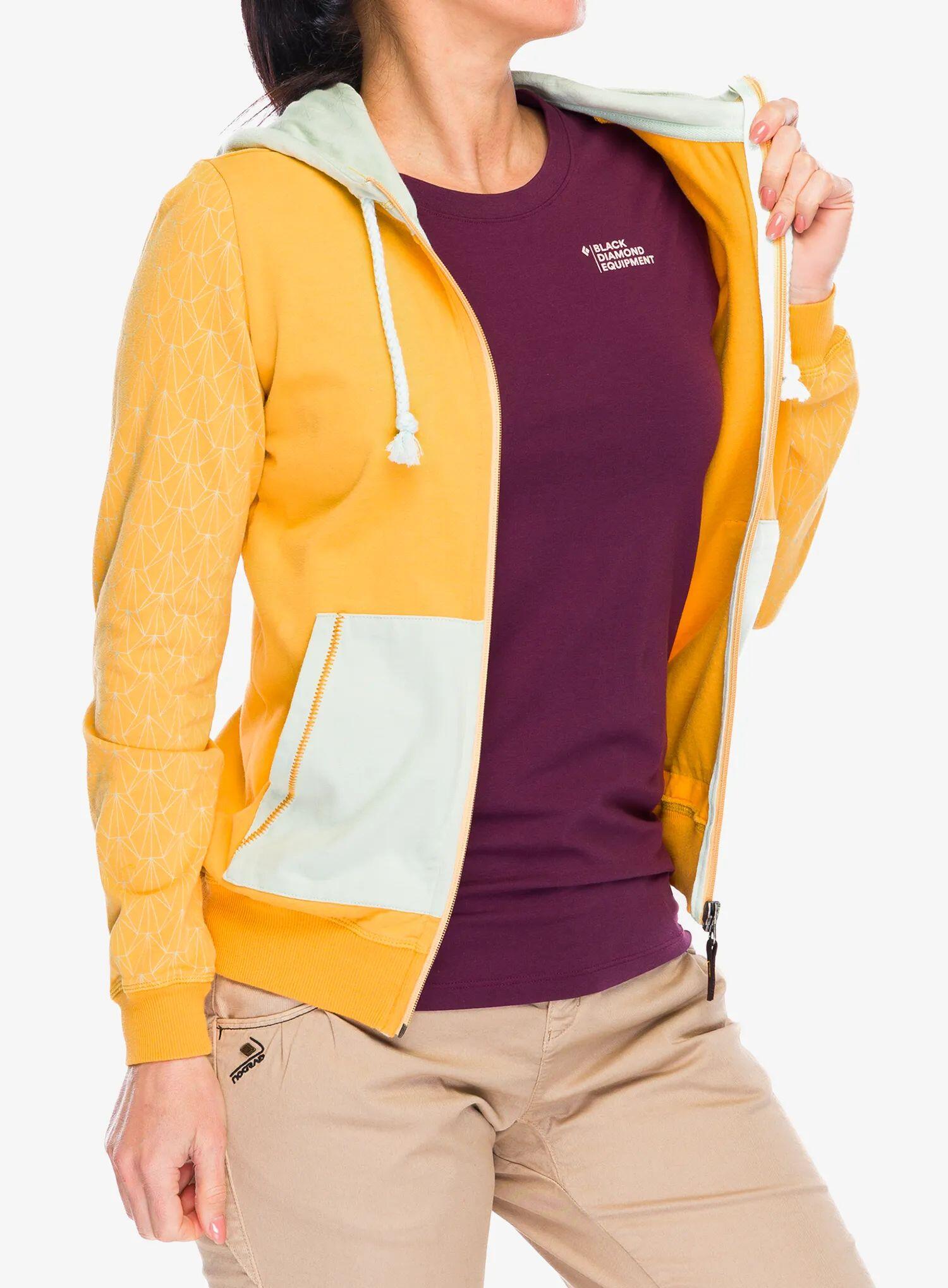 Bluza z kapturem damska Edelrid Bege Zip Hoody 3/7