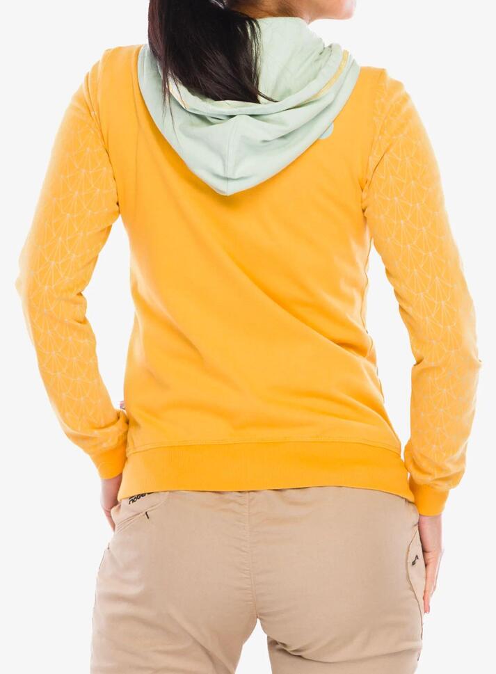 Bluza z kapturem damska Edelrid Bege Zip Hoody