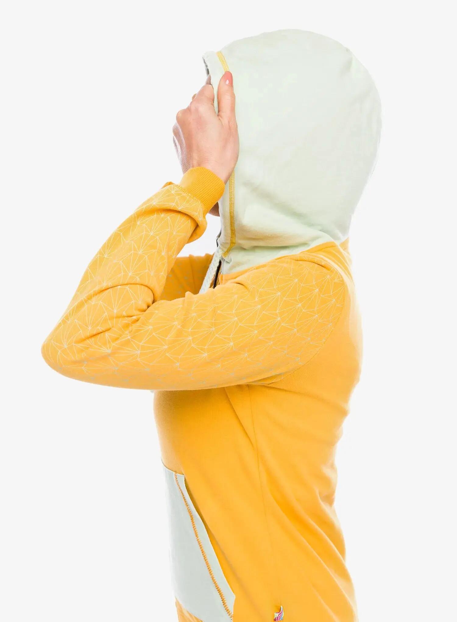 Bluza z kapturem damska Edelrid Bege Zip Hoody 4/7