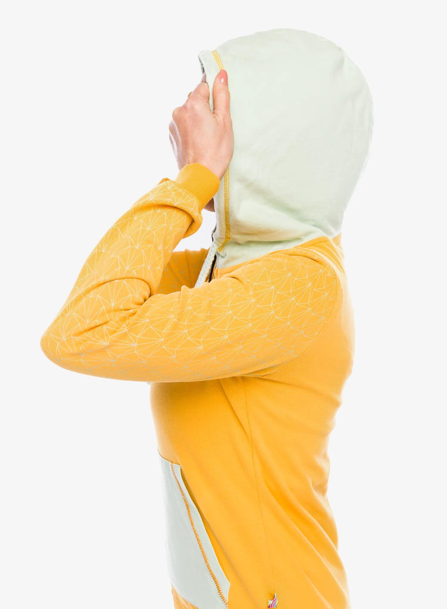 Bluza z kapturem damska Edelrid Bege Zip Hoody 4/7