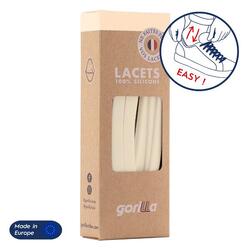 Lacets Élastiques Larges Enfant Auto-Serrant Sneakers En Silicone - bleu fonce