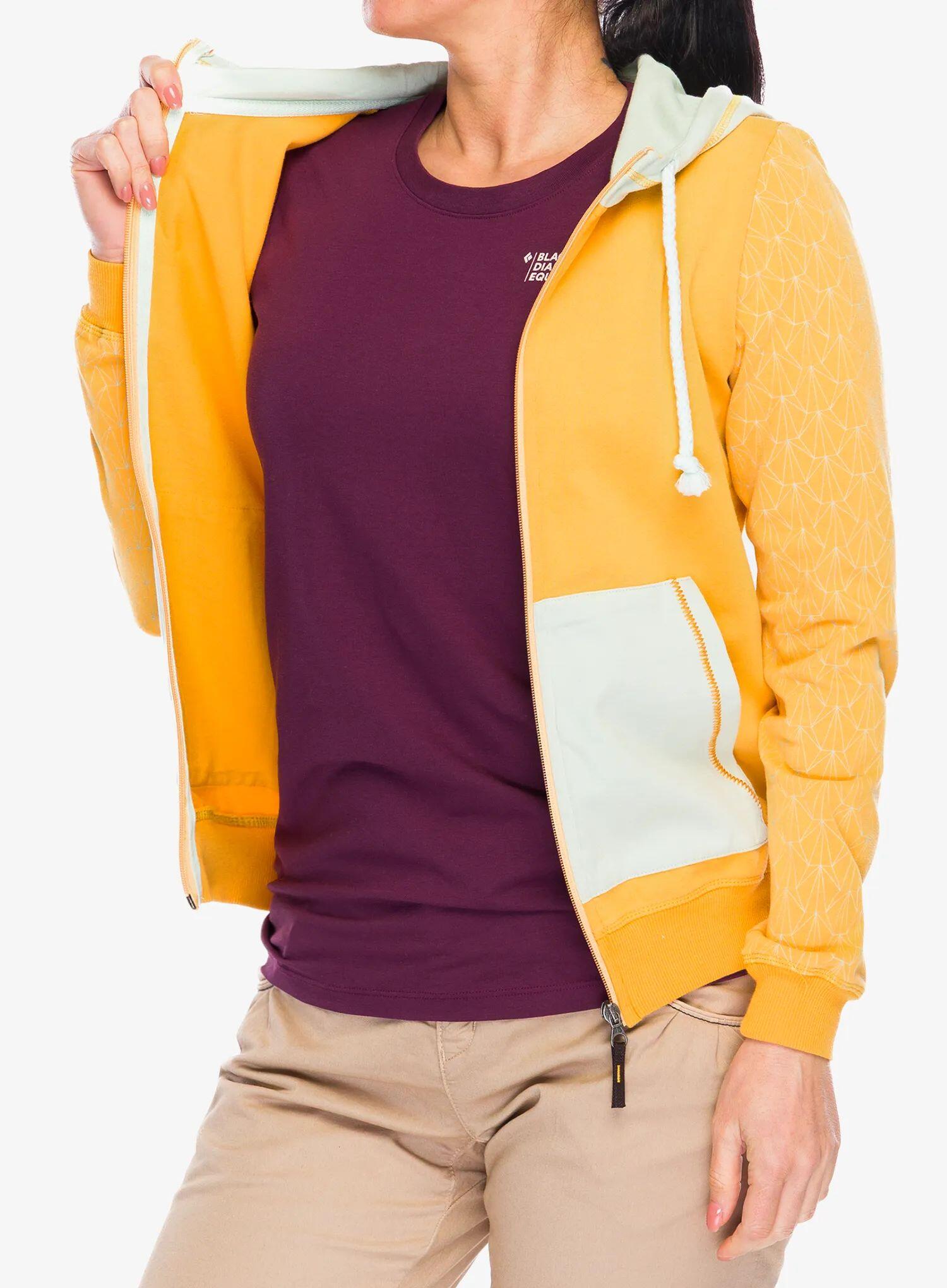 Bluza z kapturem damska Edelrid Bege Zip Hoody 5/7