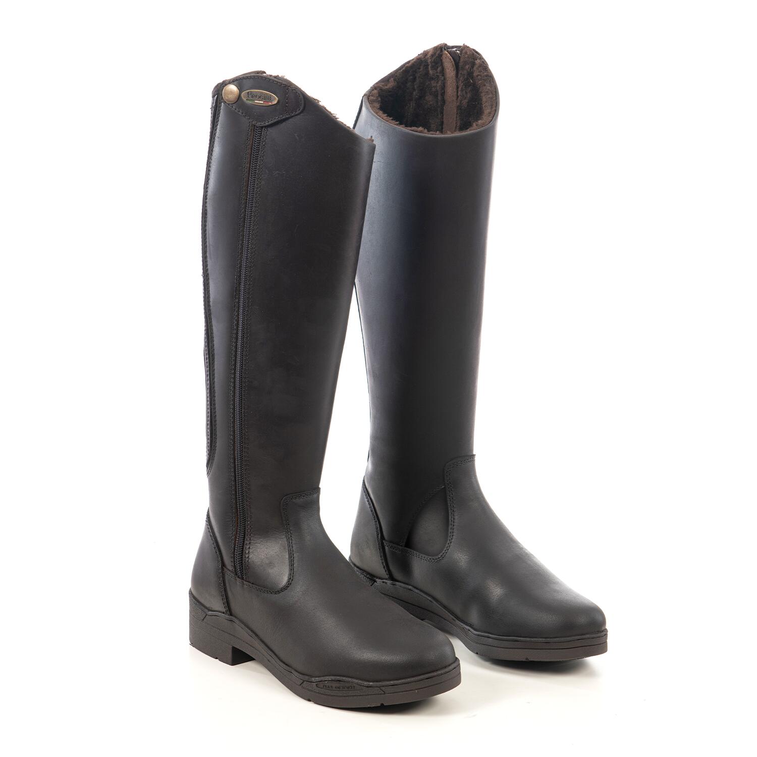 Monte Cervino Faux Fur Lined Boot in Brown 2/6