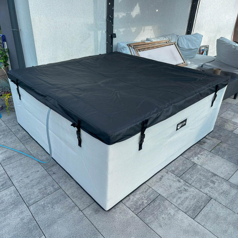 Całoroczne ogrodowe SPA Sztywne NetSpa Idaho basen z hydromasażem 6 osób