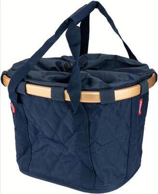 Vorderradkorb "Bike Basket" . rhombus midnight gold