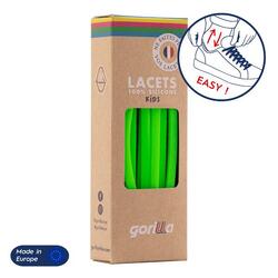 Lacets Élastiques Enfant Pas Besoin D’Attacher Baskets Sneakers Silicone marron