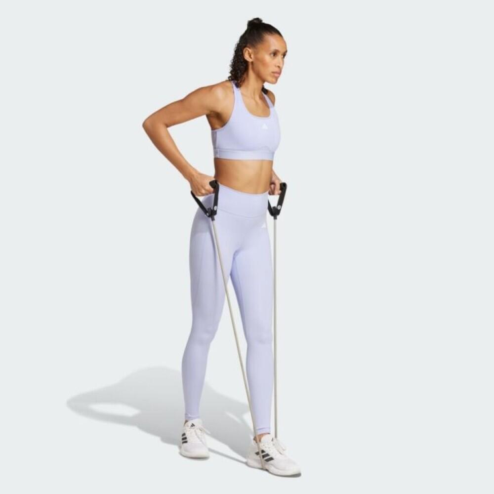 Legging Donna Adidas Optime Essentials Bianco 5/6