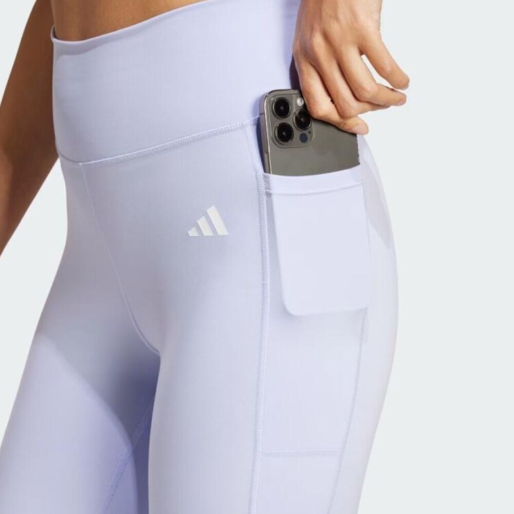 Legging Donna Adidas Optime Essentials Bianco 4/6