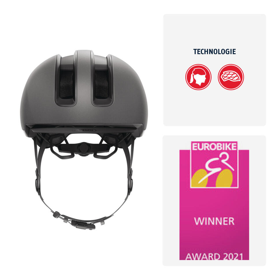 Kask rowerowy „Hud-Y” ciemnoszary