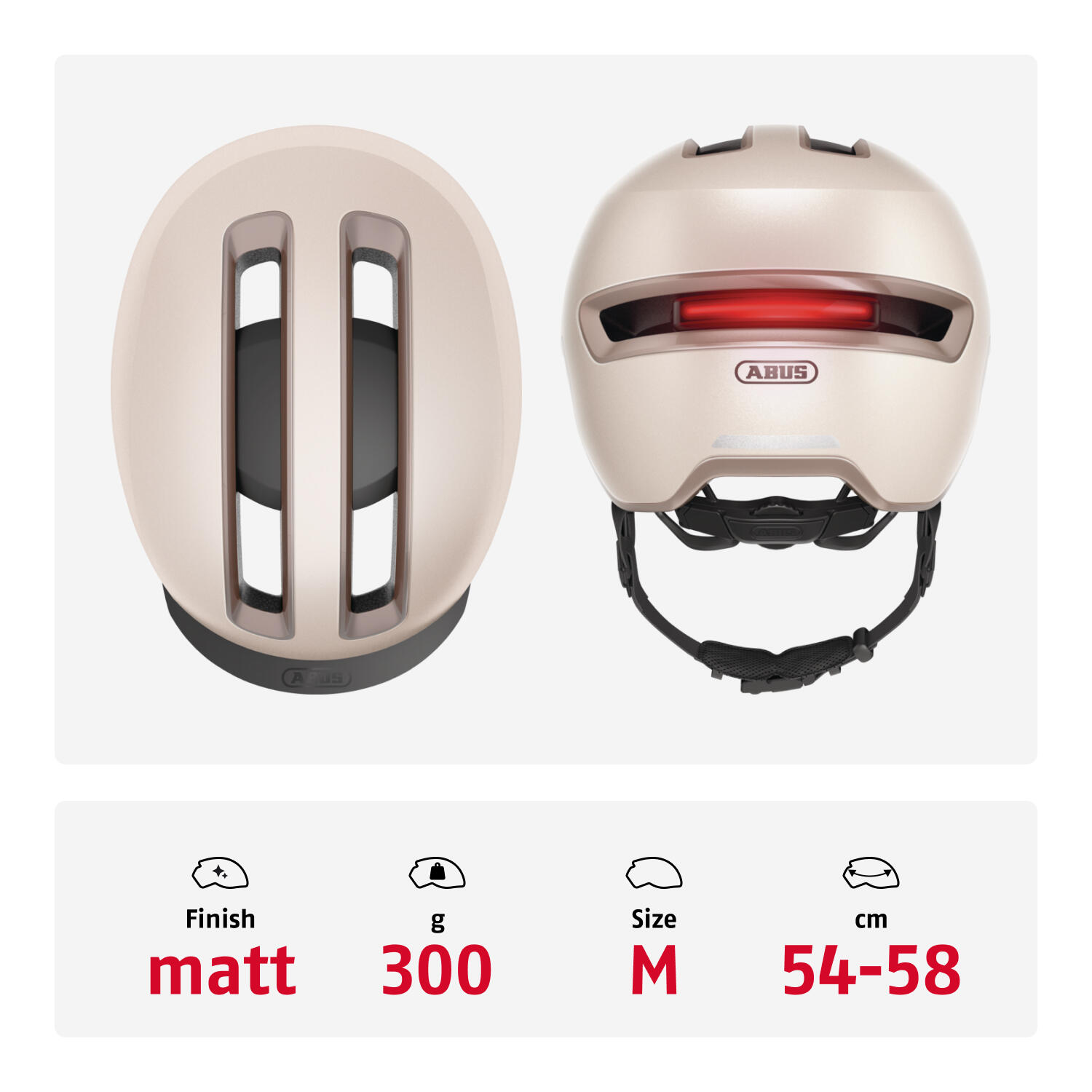 Casco Abus HUD-Y Champagne Oro M 54-58 cm 3/7
