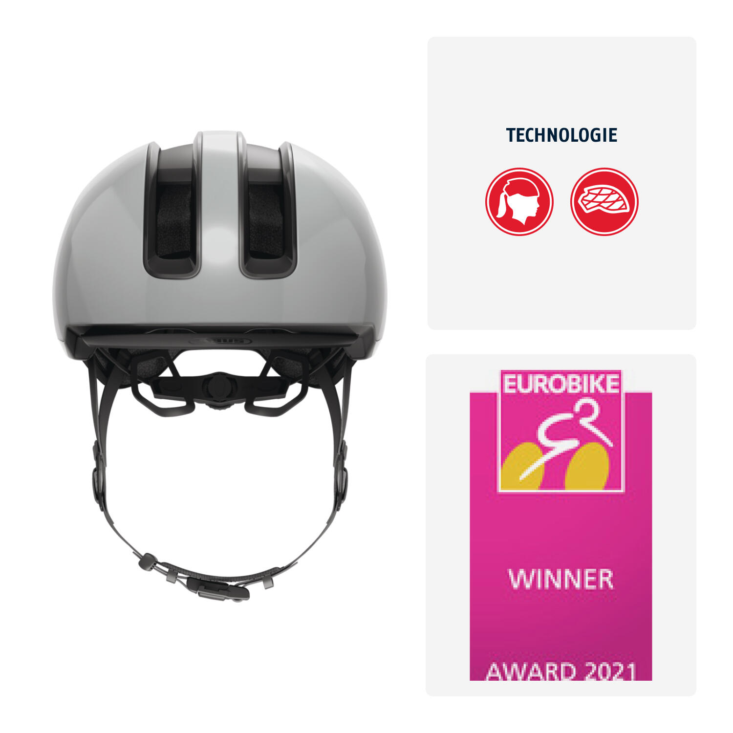Casque de vélo "Hud-Y Ace" gris 2/7
