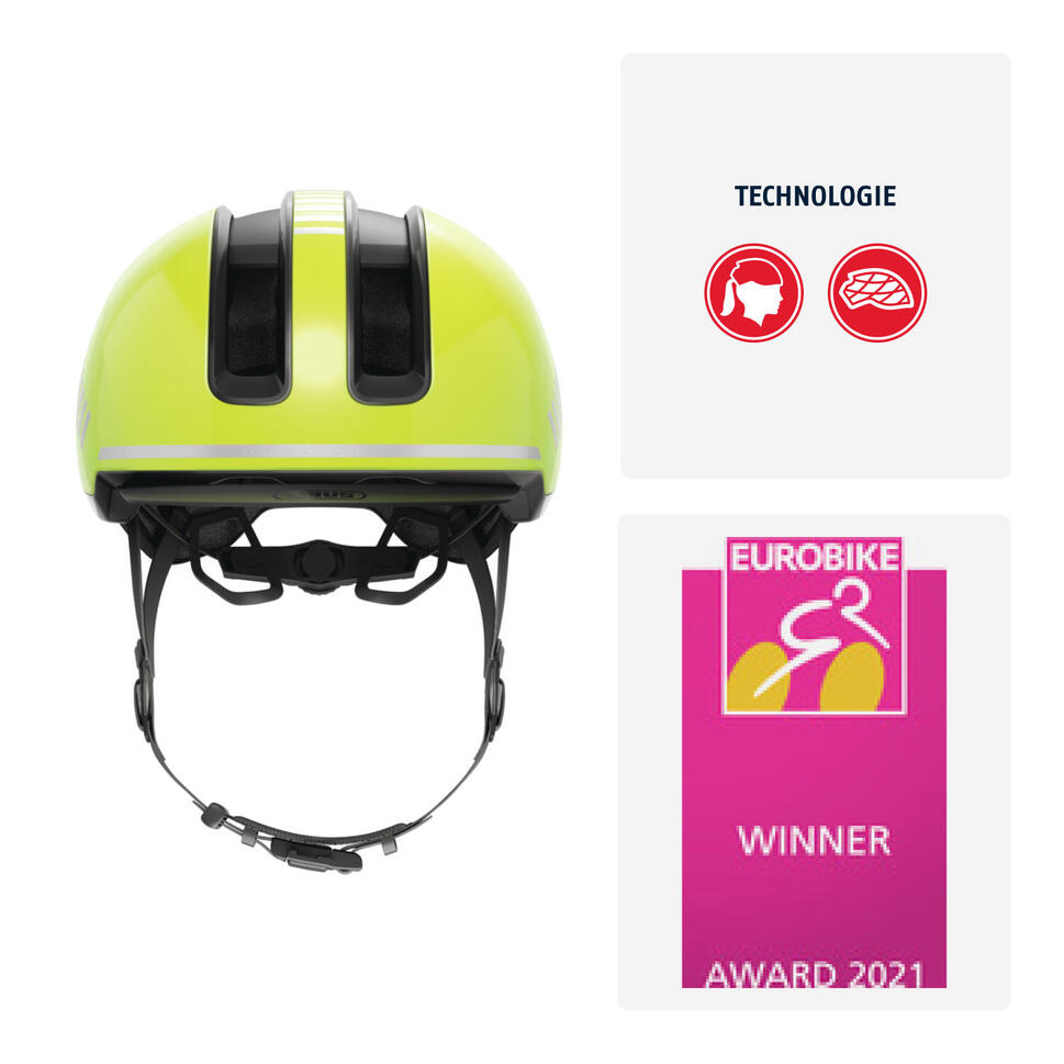 Kask Rowerowy Hud-Y Signal Yellow S 48-54 Cm