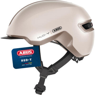 Abus hud-y fietshelm - champagne gold
