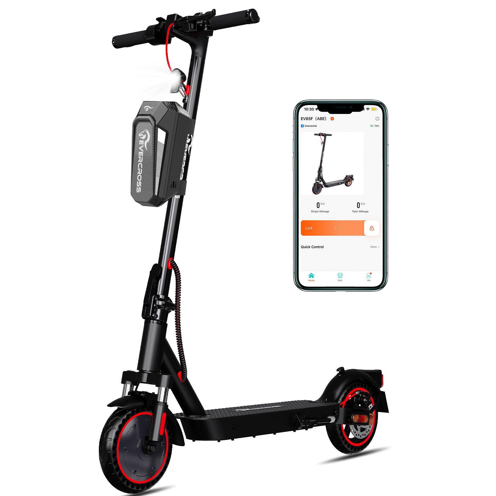 EVERCROSS EV85F: Trotinete Elétrica ABE, 400W, 30km Autonomia