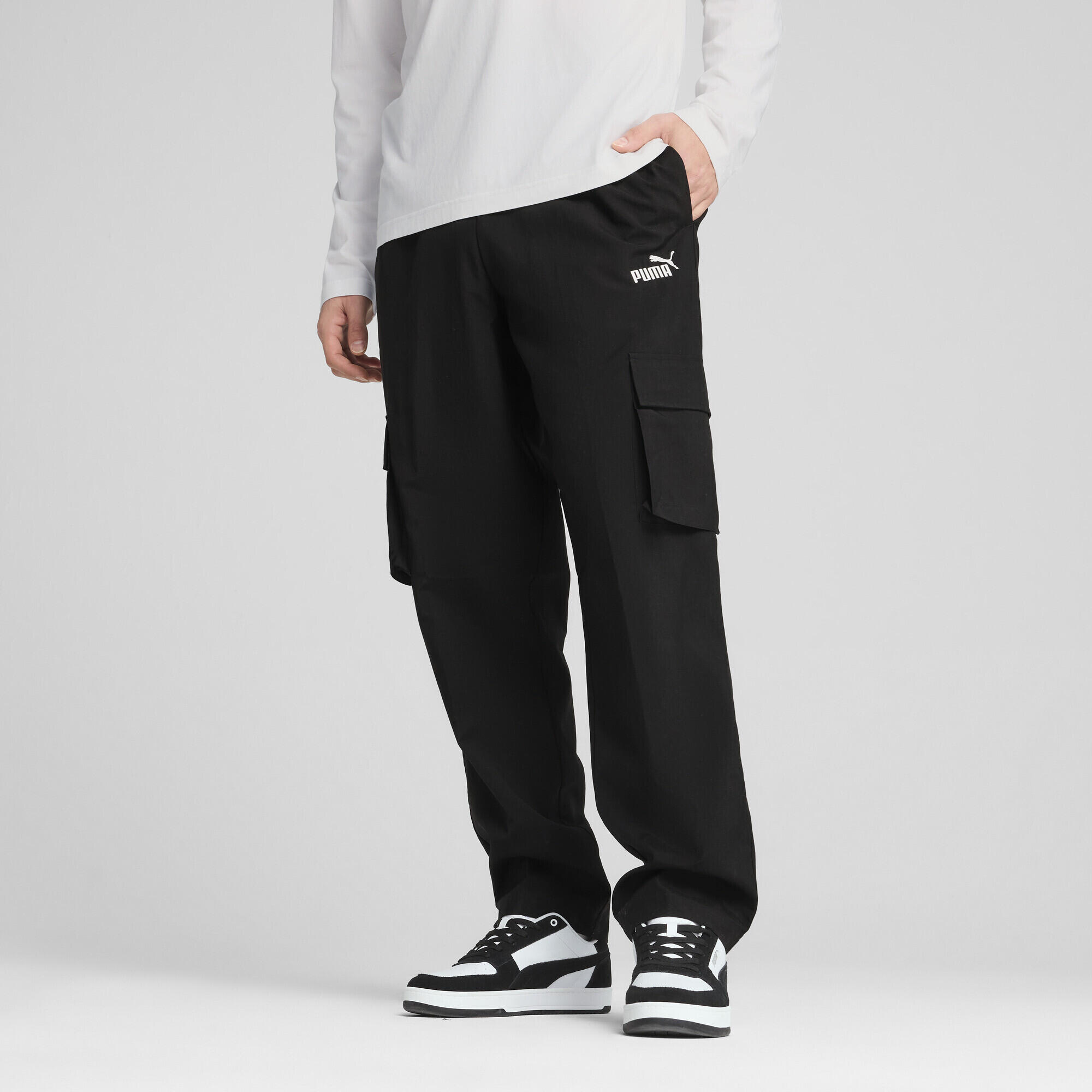 Męskie bojówki z tkaniny Essentials z logo No. 1 PUMA 2/5